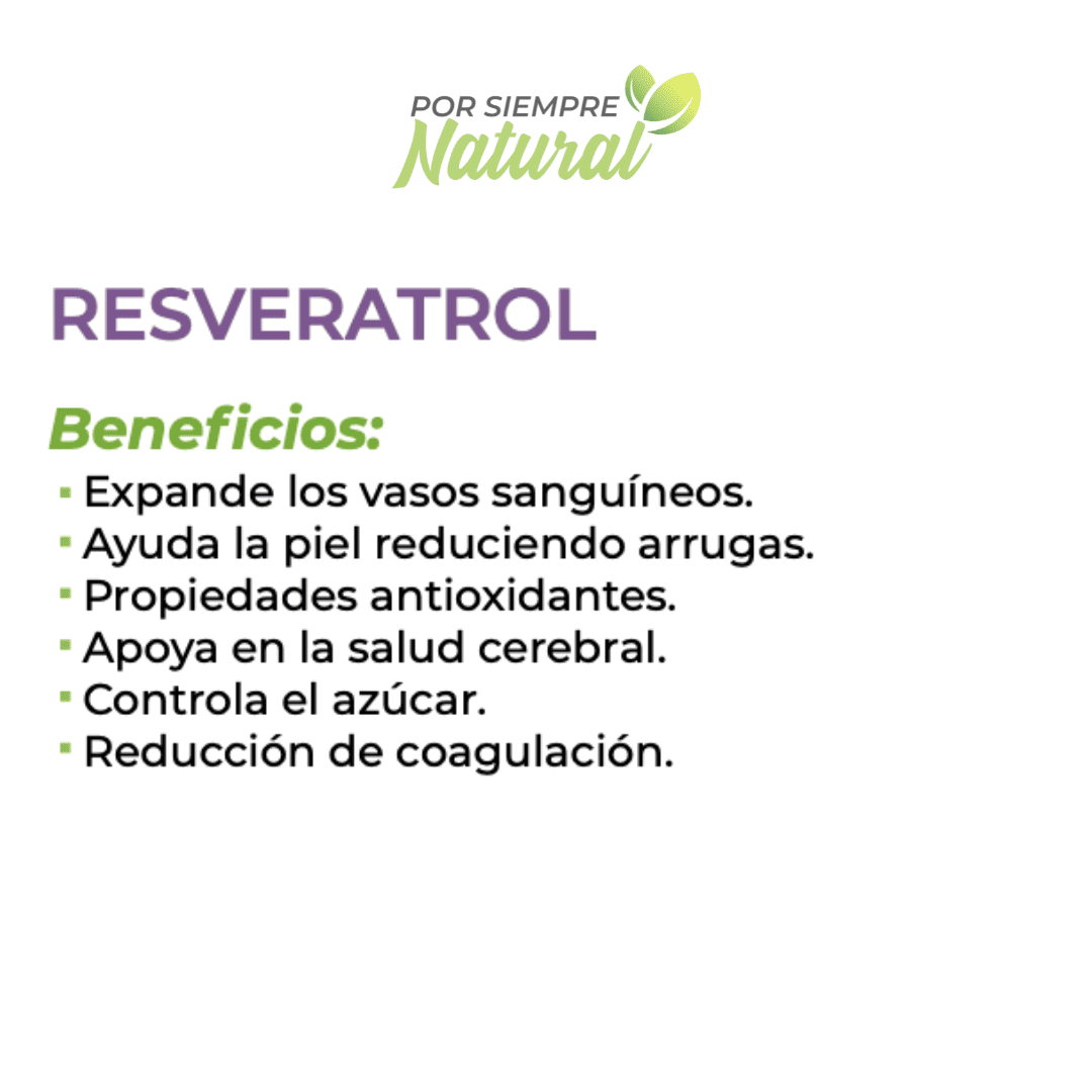 Resveratrol 30 Cápsulas