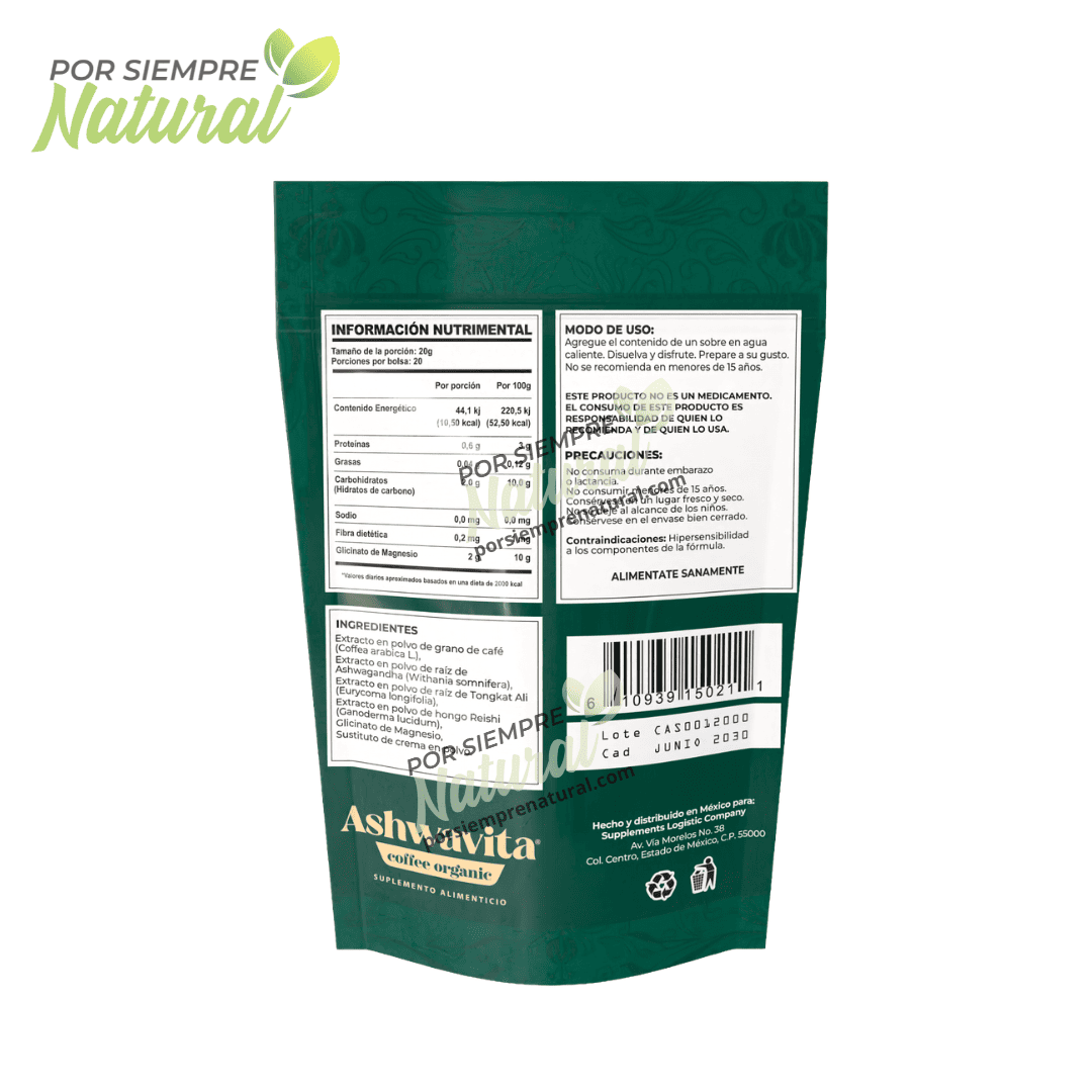 Ashwavita Coffee Café c/20 Sobres