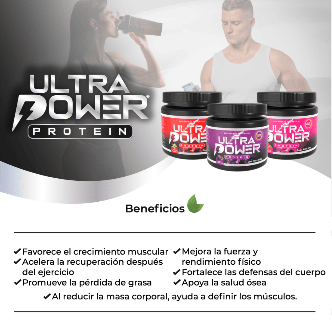Ultra Power Protein 500g Sabor Vainilla