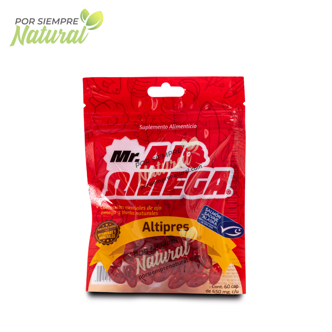 Mr. Ajo Omega Presión Alta 60 cápsulas