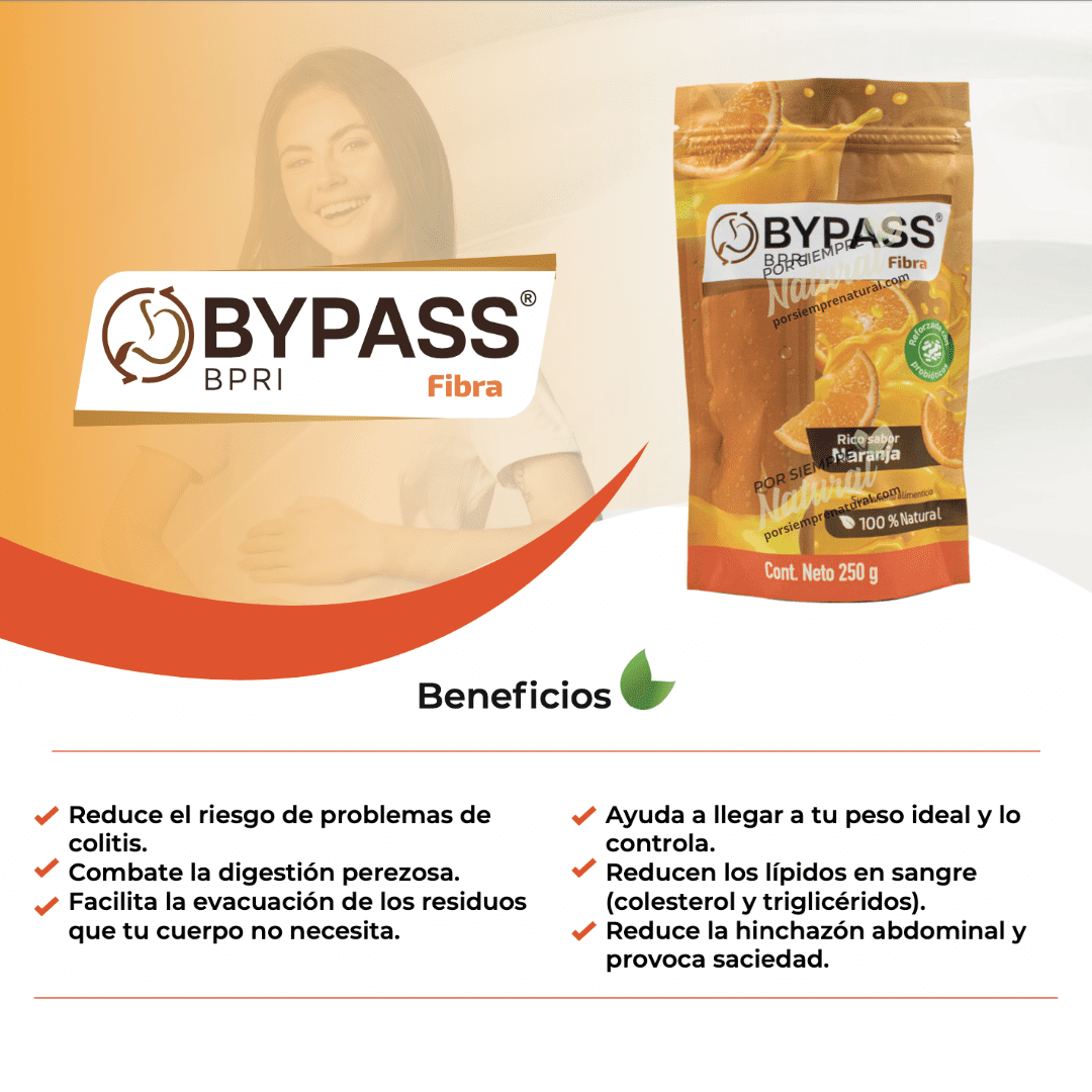 Bpass Fibra 250g Sabor Naranja