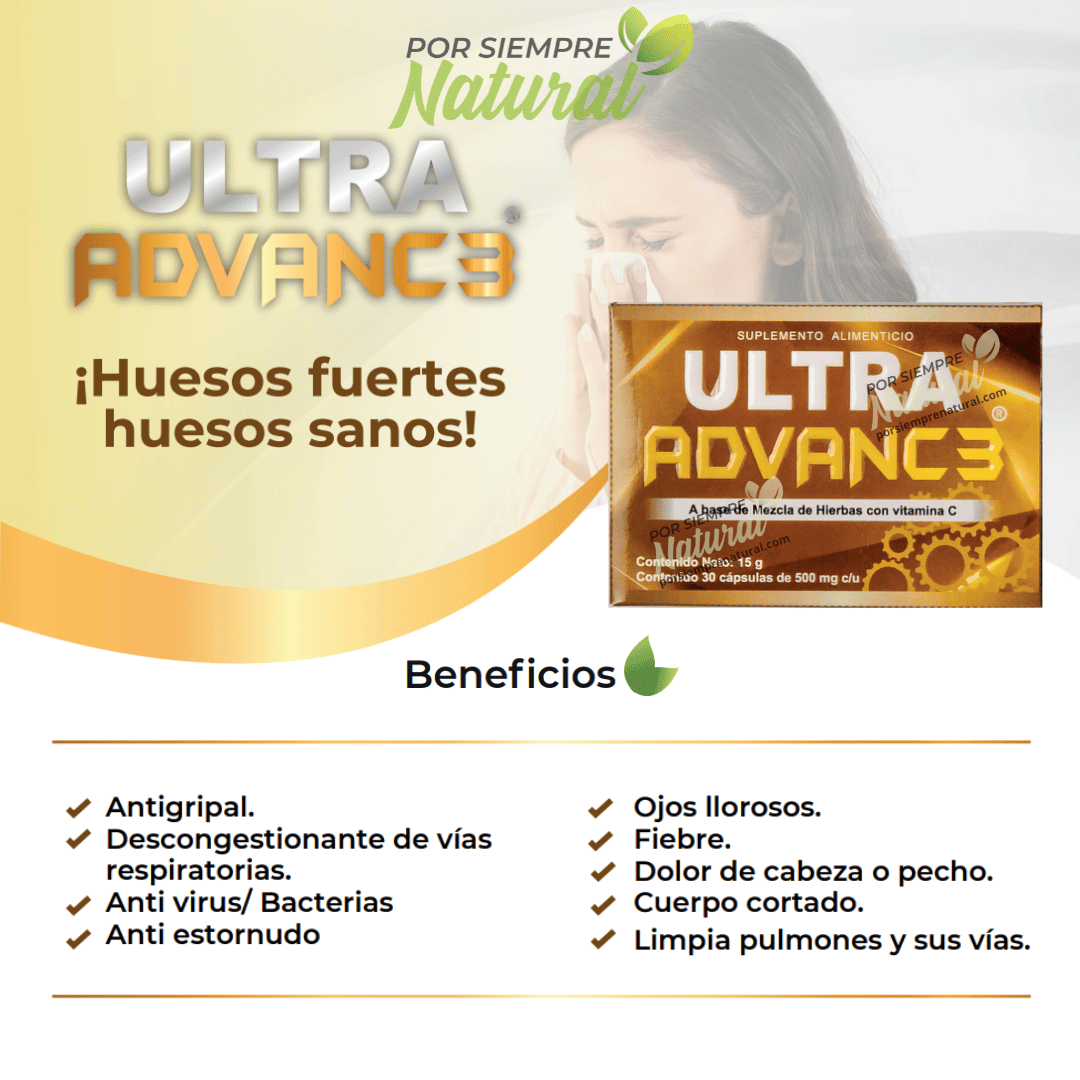 Ultra Advance Antigripal 30 Cápsulas