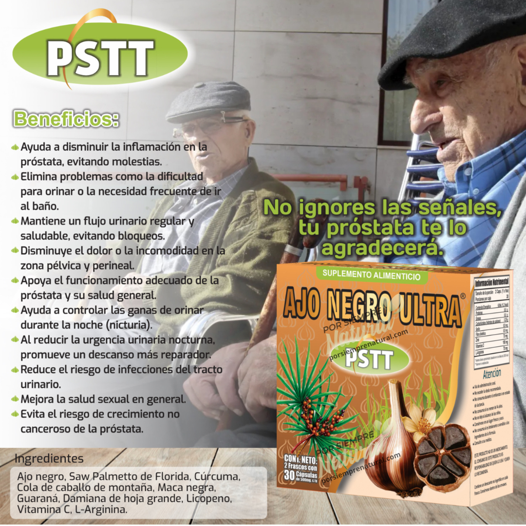 Ajo Negro Ultra Próstata 60 Cápsulas