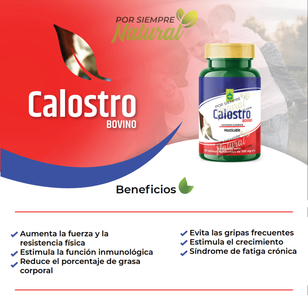 Calostro Bovino 60 Cápsulas