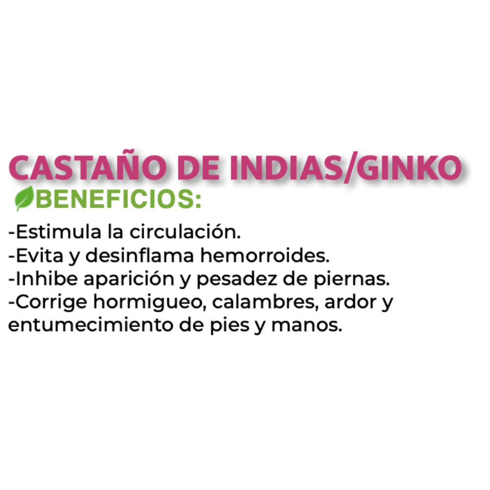 C. de Indias con Ginkgo Biloba 60 Cápsulas