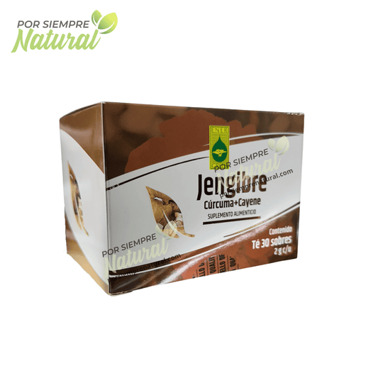 Jengibre, Cúrcuma y Cayene Té 30 Sobres