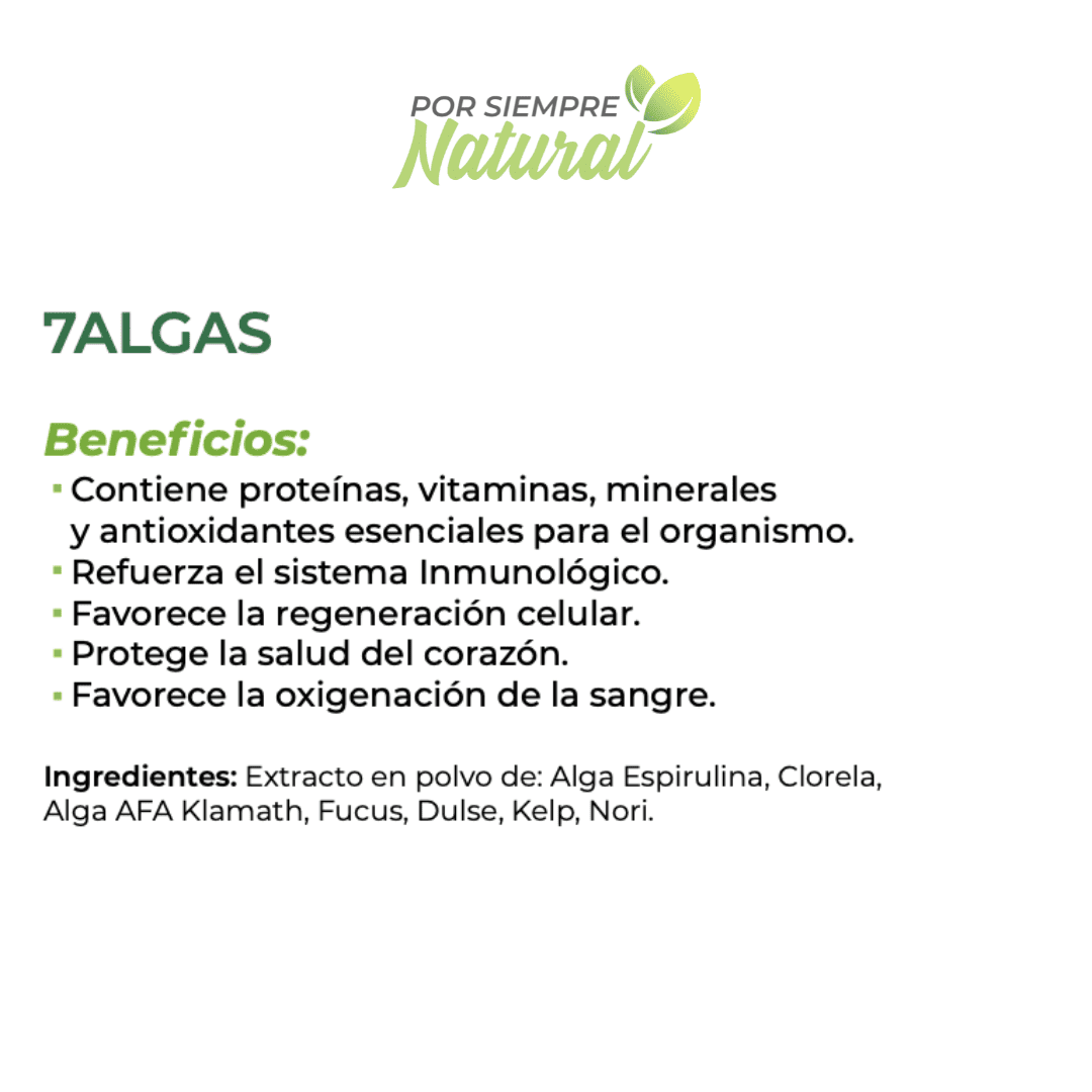 7 Algas Chlorella 60 Caps