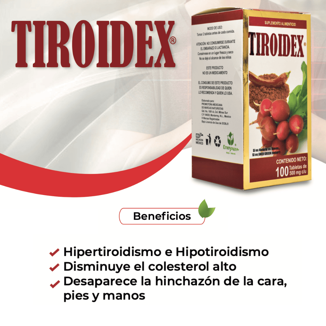 Tiroidex 100 Tabletas