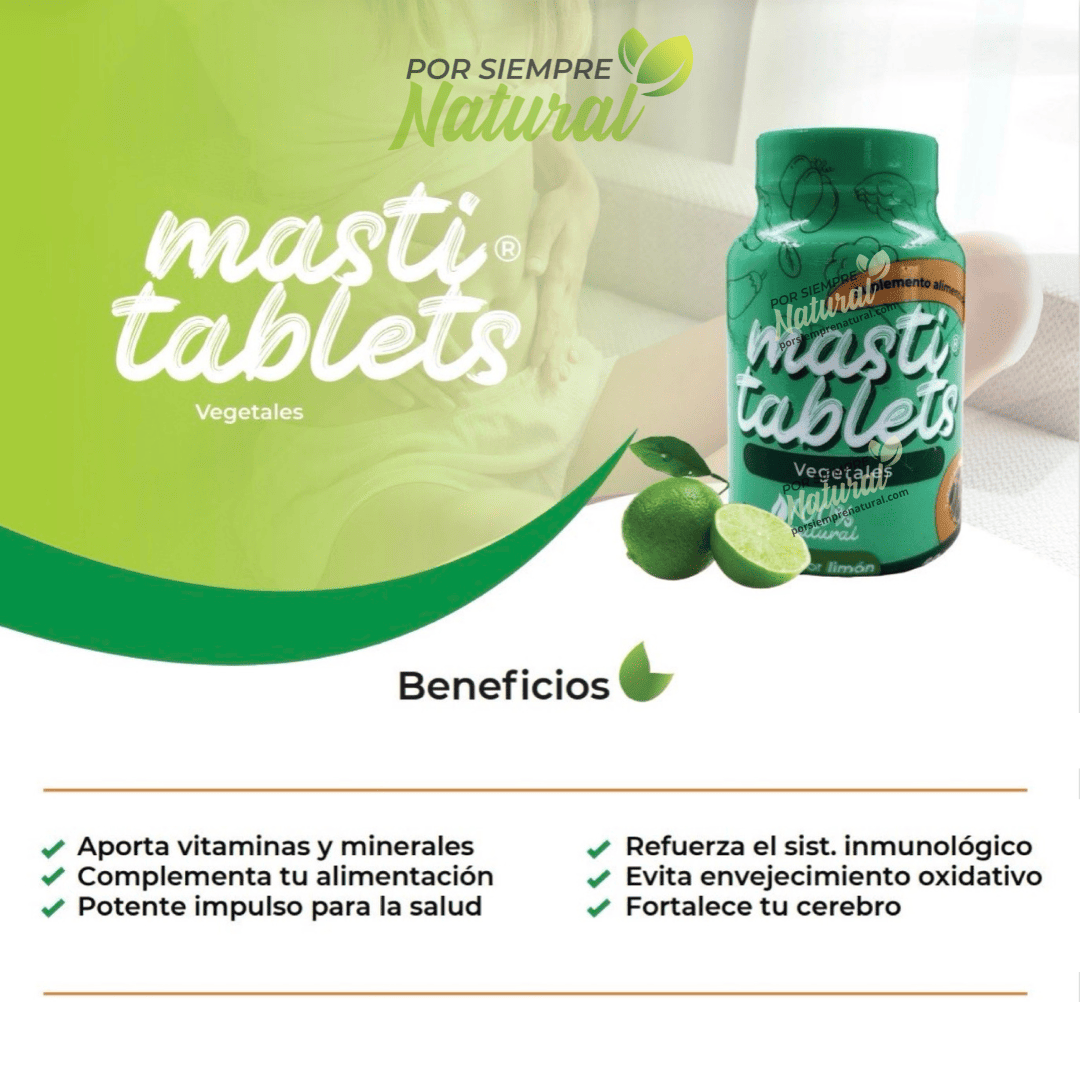 Masti Tablets Vegetales 60 Tabletas