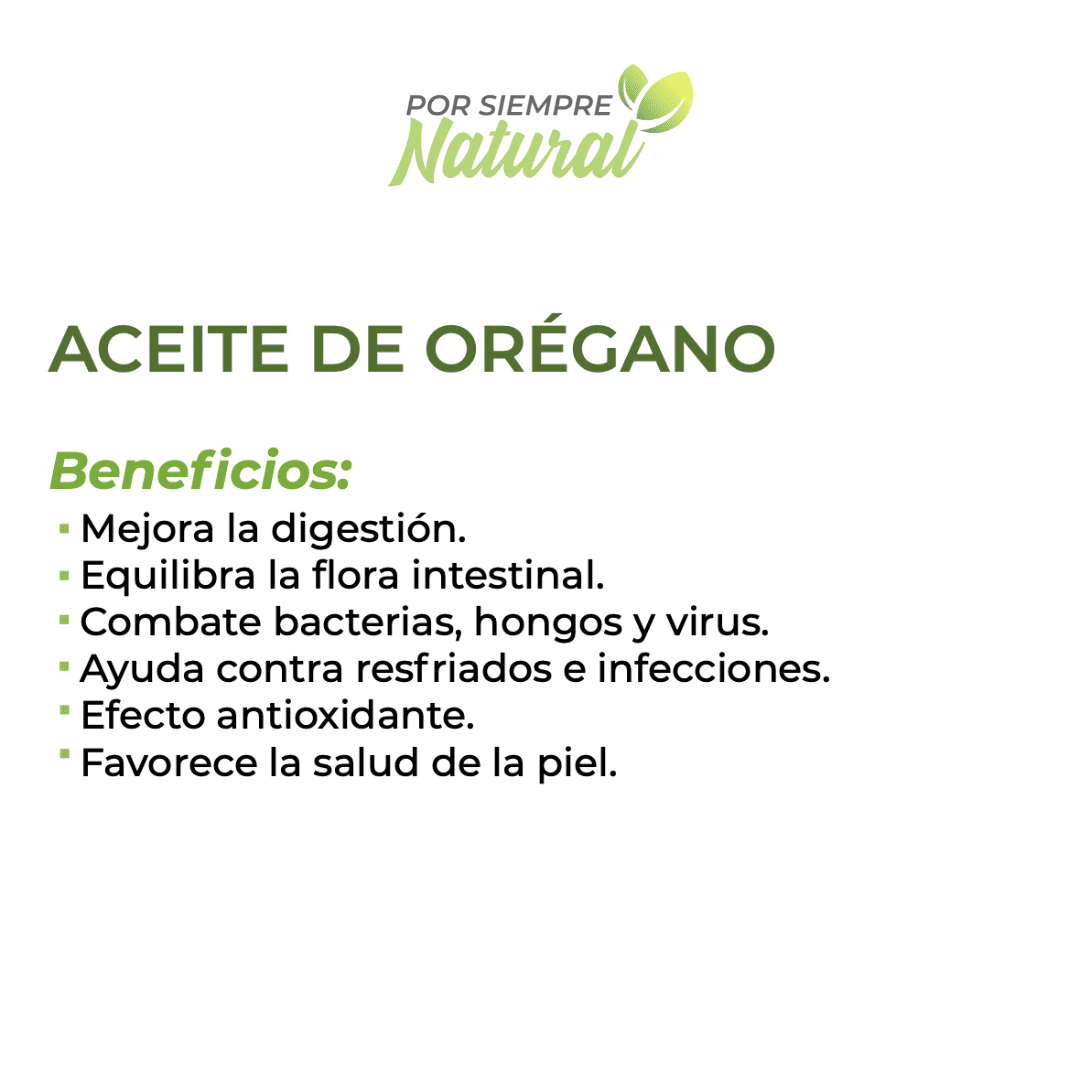 Aceite de Orégano 60 Cápsulas