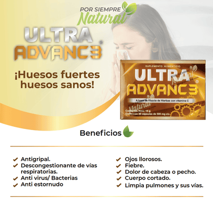 Ultra Advance Antigripal 30 Cápsulas