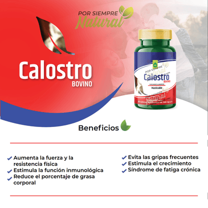 Calostro Bovino 60 Cápsulas