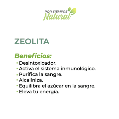 Zeolita 30 Cápsulas
