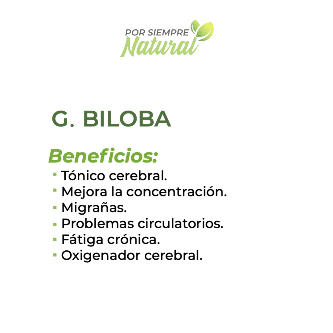 G. Biloba 60 Cápsulas