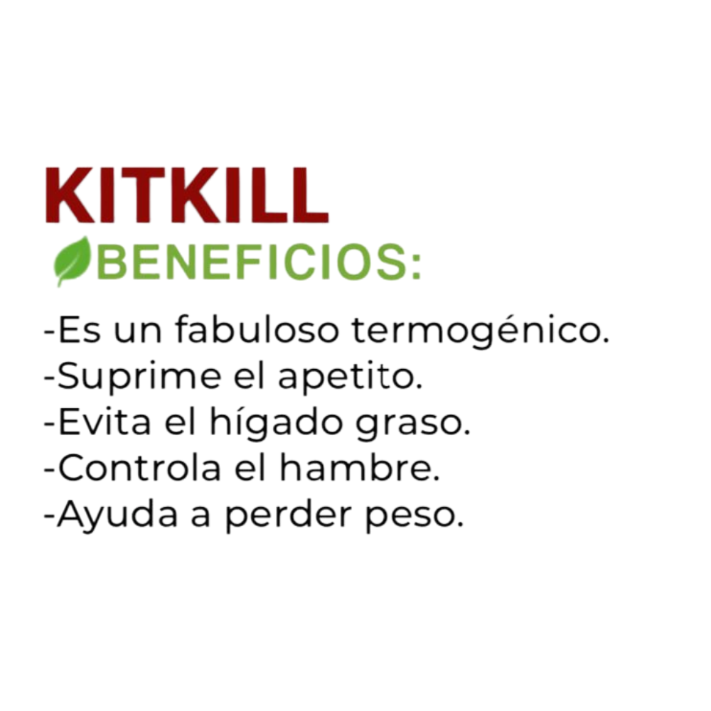 KitKill 30 Cápsulas – Por Siempre Natural